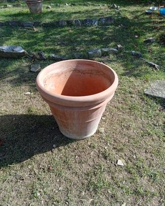 6 vasi in terracotta da giardino - 3 grandi 3 medi