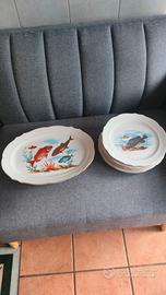 SERVIZIO PIATTI PORCELLANA TEDESCA VINTAGE 