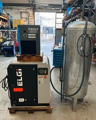 Compressore aria a vite ELGI COMPLETO