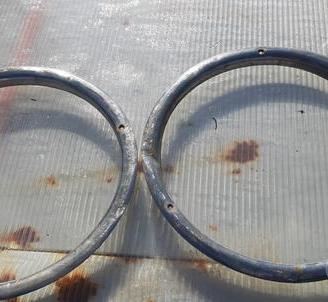 3 CORNICI X Cerchi in ferro 14 lancia fulvia coupè