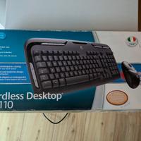 Tastiera Cordless Desktop EX110 Logitech NUOVA