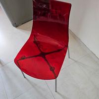 6 Sedie Calligaris Rosse