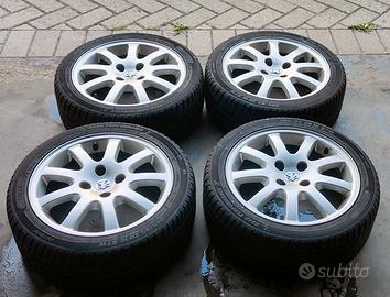 Gomme con cerchi lega per peugeot 206