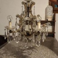 LAMPADARIO di Cristallo anni '50