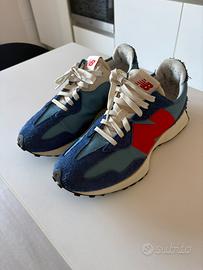New Balance 327 U327VD Blu Azzurro Rosso - 42.5