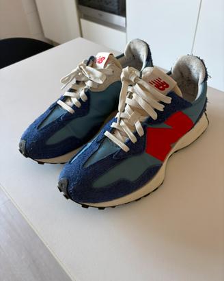 New Balance 327 U327VD Blu Azzurro Rosso - 42.5