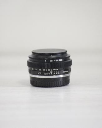 TTartisan 25mm F2 Fuji X ancora in garanzia