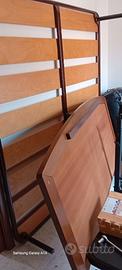 Letto matrimoniale legno massello