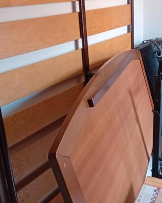 Letto matrimoniale legno massello