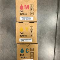 Toner Dell 3010cn Cyan Magenta e Yellow