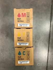 Toner Dell 3010cn Cyan Magenta e Yellow