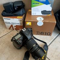 Nikon d610 full frame - ALL INCLUSIVE