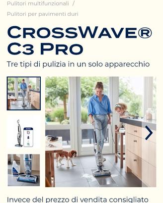Lavapavimenti Bissel CrossWave c3 Pro