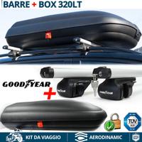 BAULE Box Tetto + BARRE Portatutto per NISSAN