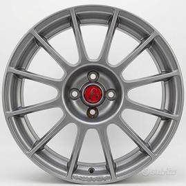 4 cerchi lega nuovi fiat abarth r17 lt2384