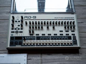 Behringer RD-9 + Decksaver + 2 TRS + Clock cable