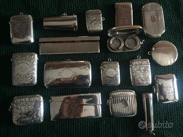 Portafiammiferi argento