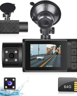 Dash Cam Anteriore e Posteriore Interna