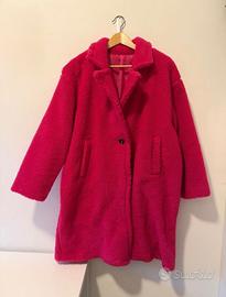 Cappotto Teddy Foderato Fucsia