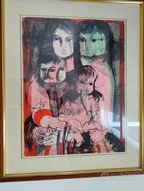 litografia Bruno Cassinari IL PICCOLO MARCO