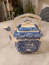 Teiera vintage Mason's Vista blu vintage