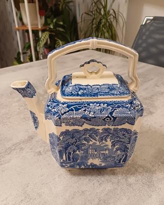 Teiera vintage Mason's Vista blu vintage