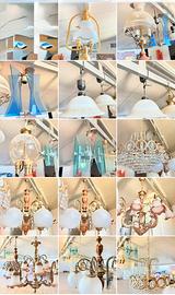 Stock 12 lampadari Vintage e antichi intero blocco