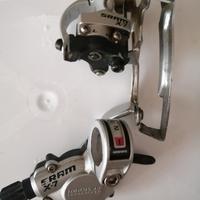 Deragliatore + comando cambio SRAM