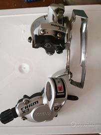Deragliatore + comando cambio SRAM