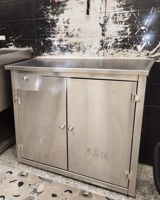 Tavolo da asciugatura,in acc.inox