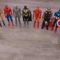 N. 9 Supereroi Marvel h. 30 cm