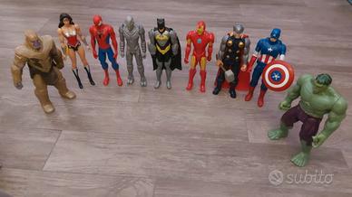 N. 9 Supereroi Marvel h. 30 cm