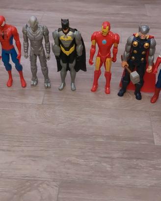 N. 9 Supereroi Marvel h. 30 cm