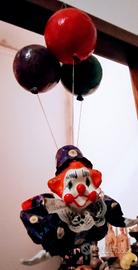 pagliaccio in cartapesta 