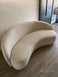 Divano 3/4 posti bouclé écru Dorset Business