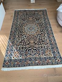 TAPPETO PERSIANO NAIN ORIGINALE  LANA/SETA 