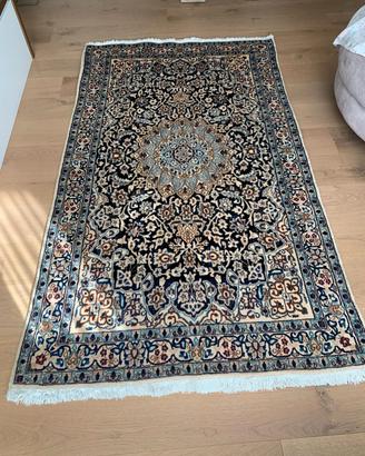 TAPPETO PERSIANO NAIN ORIGINALE  LANA/SETA 
