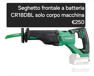 Seghetto frontale cr18dbl solo corpo macchina 