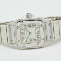 Cartier Santos Galbée Silver Dial 1565 24mm 9536U