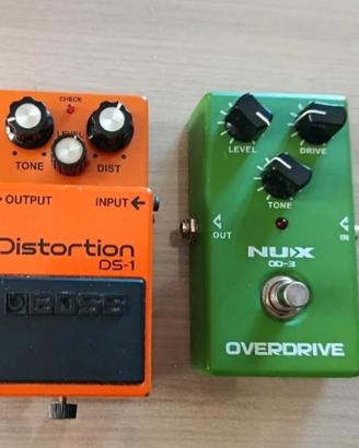 Distorsore,  overdrive e booster chitarra 