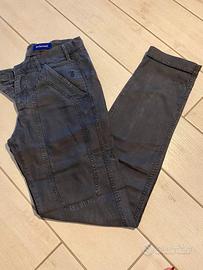 Pantaloni Jeckerson cotone lino taglia 31 grigio