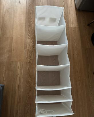 Organizer ikea skubb bianco
