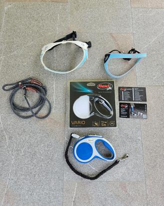 Pettorine S, M con Guinzaglio Flex per Cani