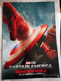 Captain America Brave New World Film Poster Cinema