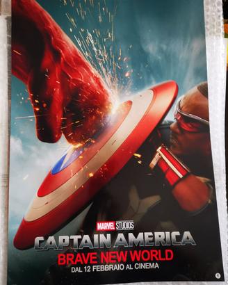 Captain America Brave New World Film Poster Cinema