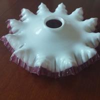 lampadario vintage, paralume 