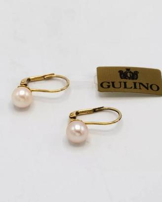 Orecchini HOSHI oro giallo 18 kt con perla D.43