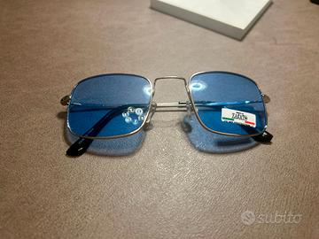 occhiali rettangolari stile vintage