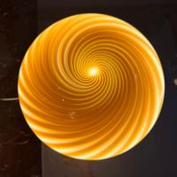 Lampada da tavolo in vetro di Murano