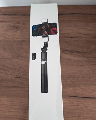 110cm Bastone Selfie Treppiede con 2 Luci 